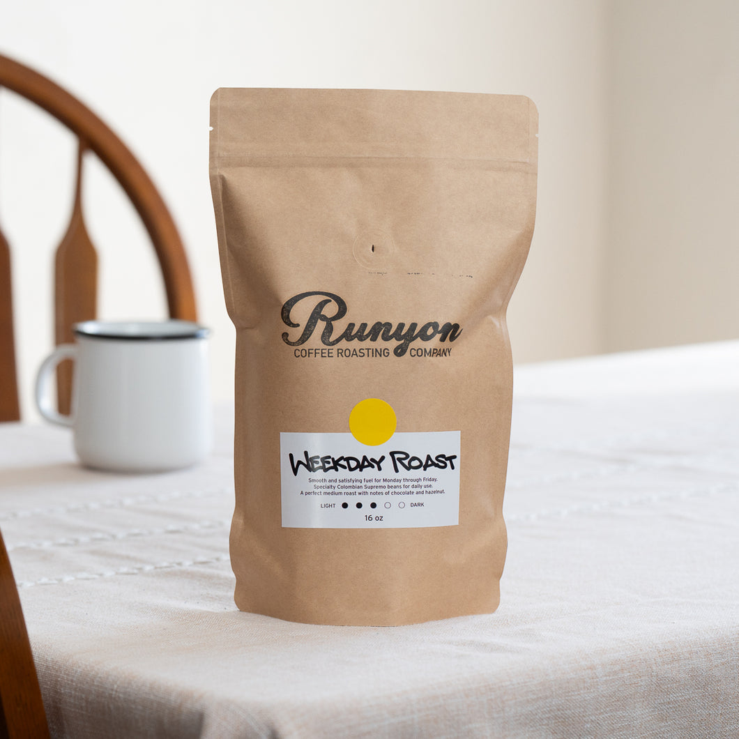 Runyon Coffee 16 oz. Weekday Roast